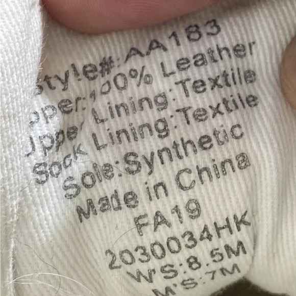 Madewell Sidewalk High Top Sneakers AA183 Suede Women’s US 8.5 Men’s US 7 - Picture 9 of 9